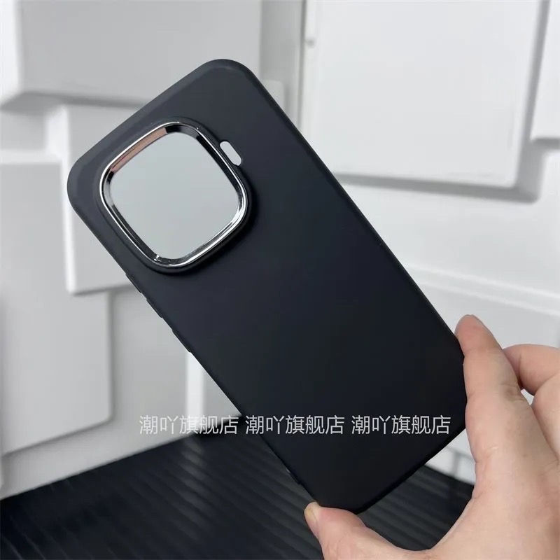 iQOO Z9Turbo silicone oval frosted large hole round edge anti-fall soft shell protective cover_img_3