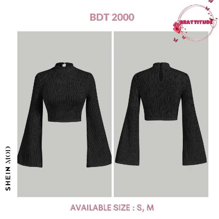 Black Bell Botton Sleeve