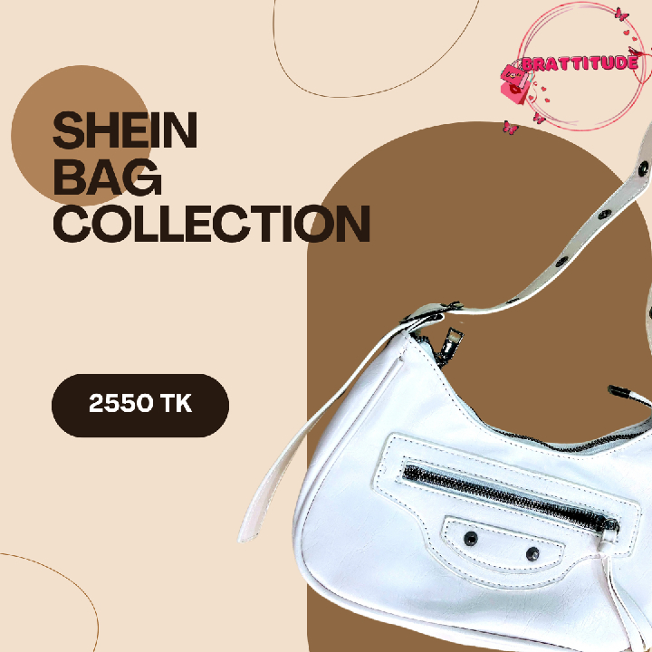 Shein White leather bag