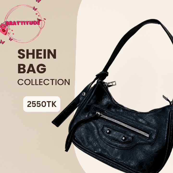 Shein Black Leather Bag