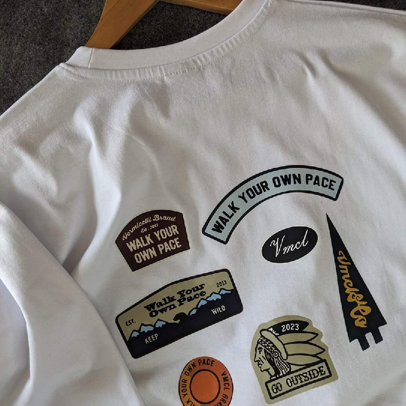 White Oversized T-Shirt -Go Outside_img_3