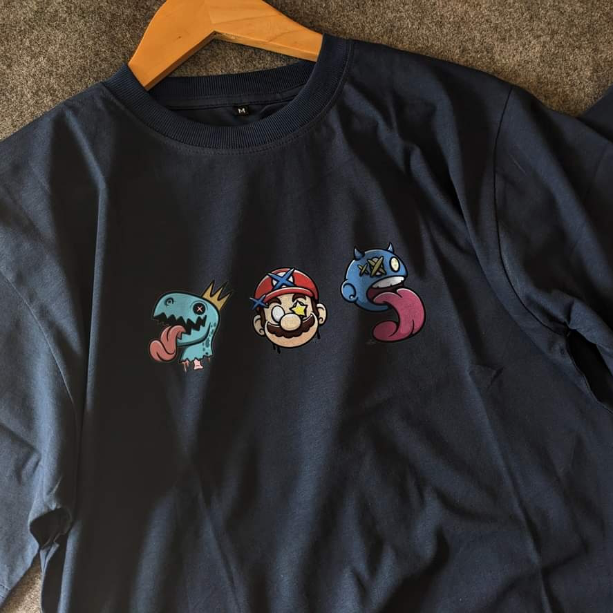 Super Mario black oversized t-shirt_img_2